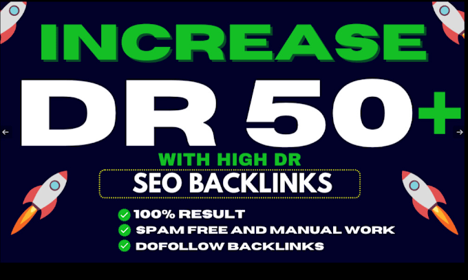 Gig Preview - Increase domain rating dr 50 plus