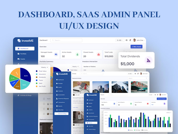 Gig Preview - Do figma design,dashboard design,web app design, saas design