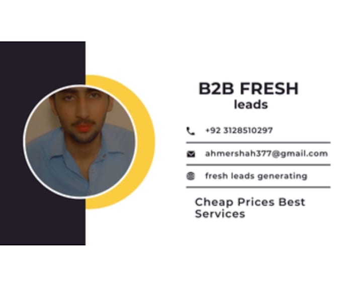 Gig Preview - Expert b2b lead generation specialist for high quality business lead