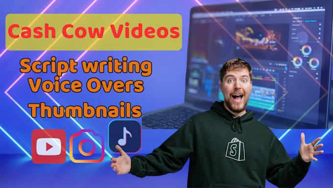 Gig Preview - Be your professional faceless youtube video editor, faceless channel manager