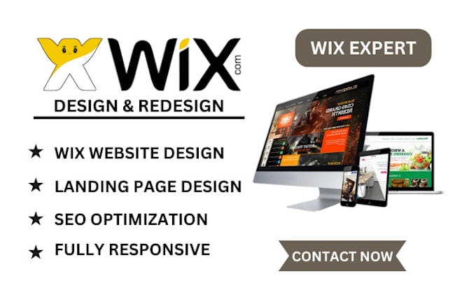 Bestseller - create wix website wix website redesign wix website design wix web design