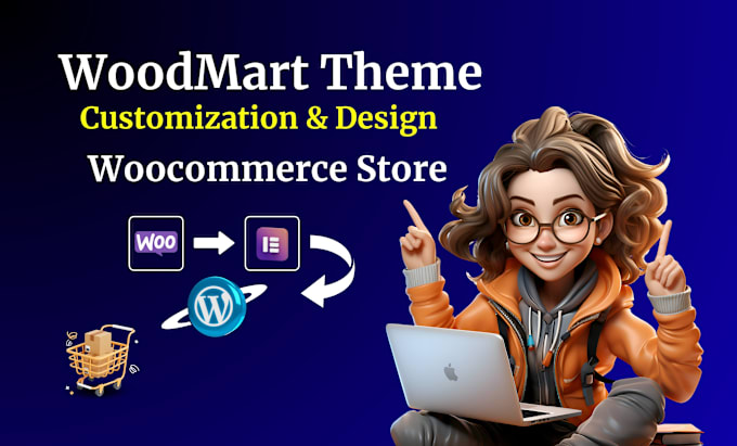 Gig Preview - Design woocommerce website and customize woodmart theme