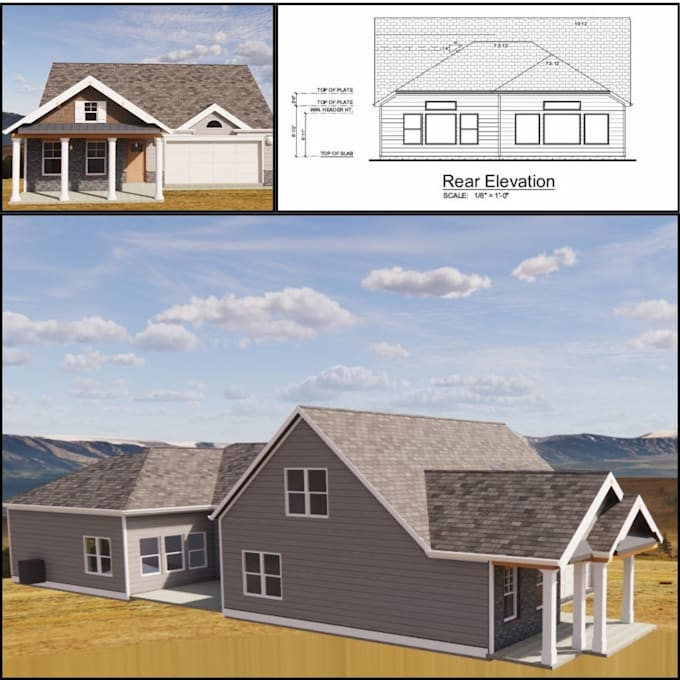 Gig Preview - Design your single family houses by revit