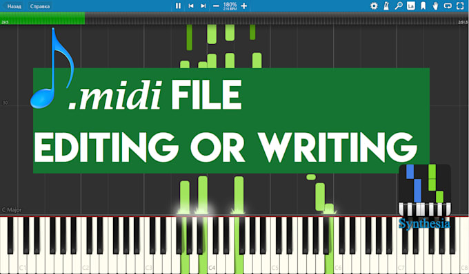 Gig Preview - Edit or write midi file