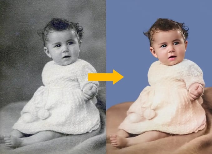 Gig Preview - Do professional photo restoration and colorization services