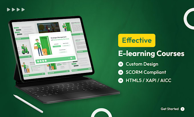 Gig Preview - Develop scorm, xapi compliant elearning course in articulate storyline