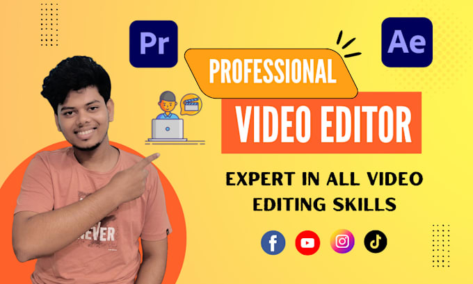 Gig Preview - Do professional and engaging video editing for youtube and social media