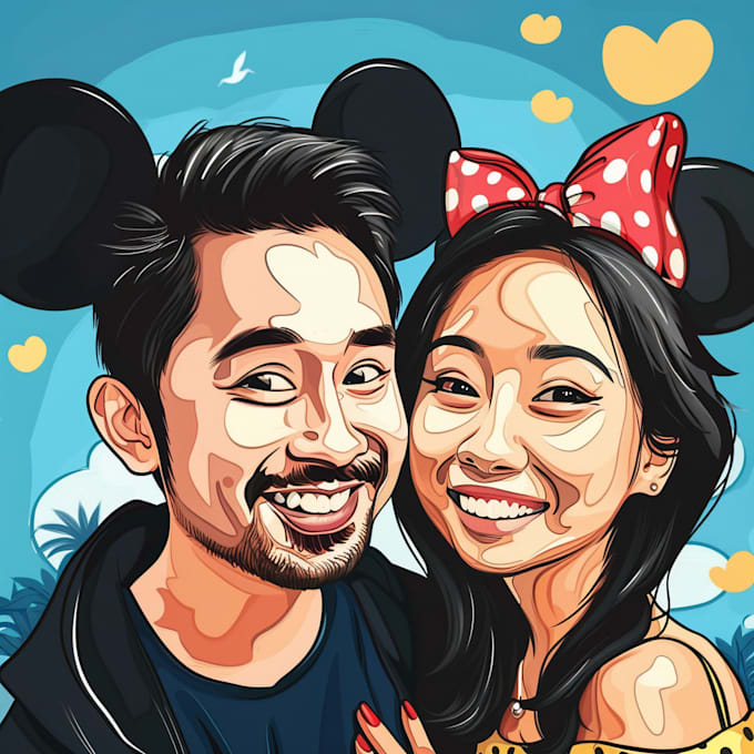 Bestseller - create adorable cartoon portraits