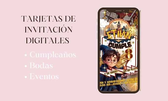 Gig Preview - Tarjeta de invitación para cumpleaños digital