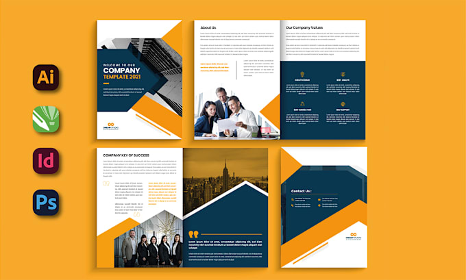 Gig Preview - Design company profile, business  brochure or catalog