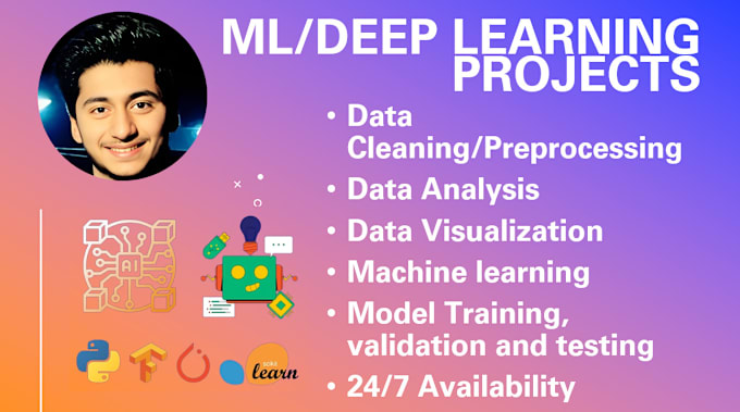 Gig Preview - Do deep learning, machine learning and data science projects in python