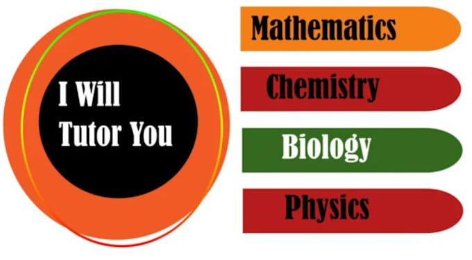 Gig Preview - Be your tutor of chemistry, physics, math and biology