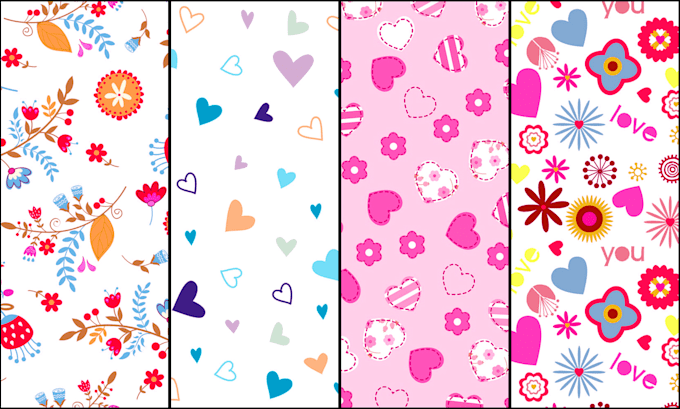 Gig Preview - Create kids seamless patterns for textile fabric prints