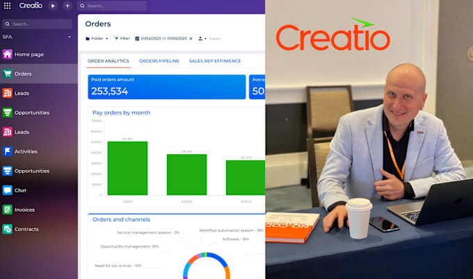 Gig Preview - Set up your creatio CRM, integrate it, and connect  modules