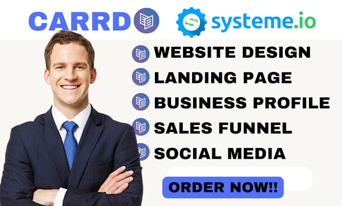 Gig Preview - Redesign carrd co landing page design thrivecart website carrd gohigherlevel wix