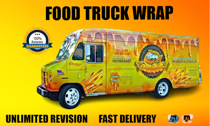 Gig Preview - Design stylish food truck wrap