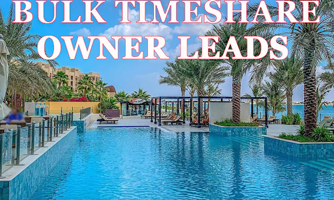 Gig Preview - Provide bulk timeshare owner leads USA