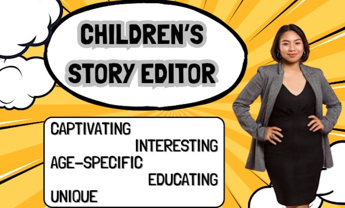 Gig Preview - Review or edit children story children book  developmental editor proofread