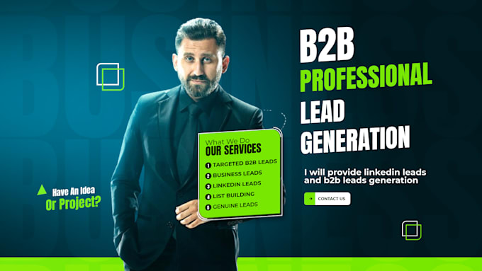 Gig Preview - Provide linkedin leads and b2b leads generation