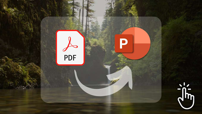 Gig Preview - Convert pdf, image, all chart to powerpoint