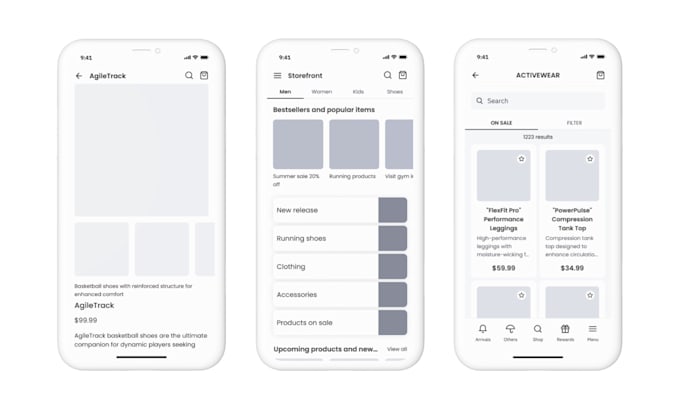 Gig Preview - Design clean and best wireframe for your mobile app