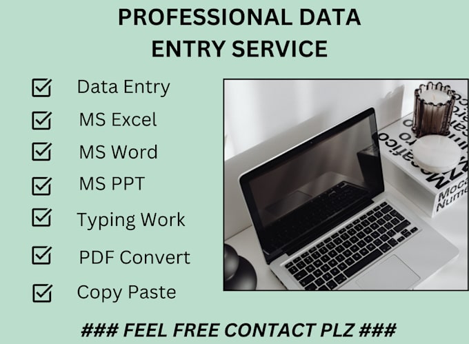 Bestseller - provide data entry, excel, pdf convert and typing service