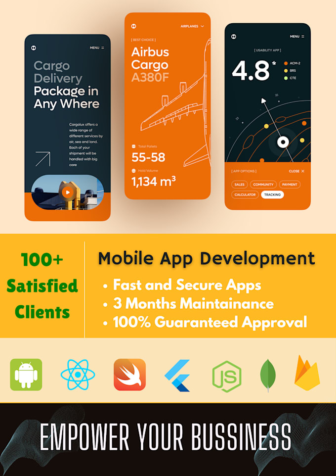 Bestseller - be your android developer, flutterflow, flutter app developer  for dating app