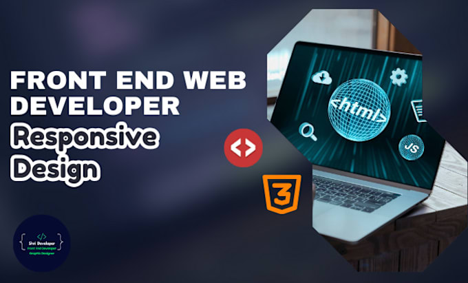 Gig Preview - Be your front end web developer using HTML, CSS, javascript