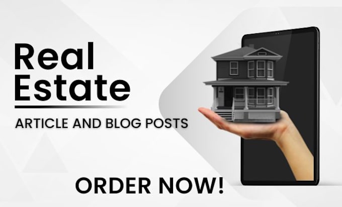 Bestseller - write SEO real estate articles and blog posts