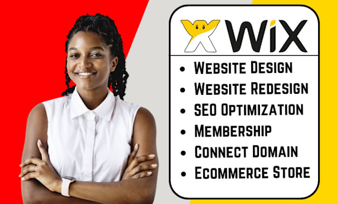 Gig Preview - Do wix website design, wix website redesign