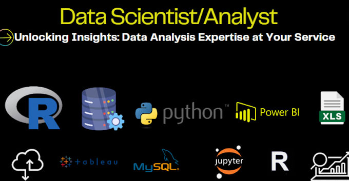 Gig Preview - Do data analysis,visualization in python,r,powerbi,tableau,excel