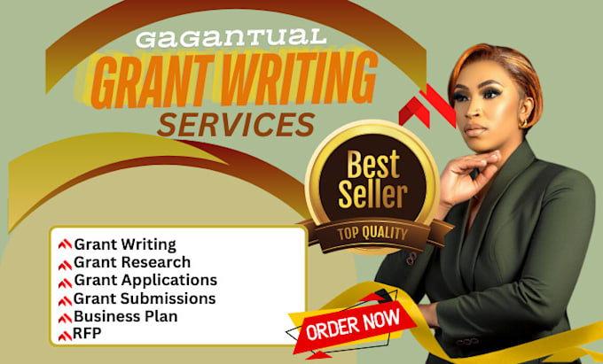 Gig Preview - Grant proposal, research, small business writing application nonprofit writers