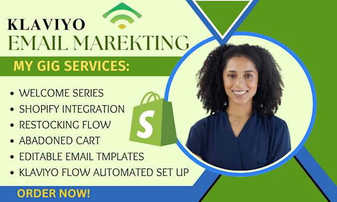 Gig Preview - Setup and manage advanced klaviyo ecommerce  marketing or automated email flows