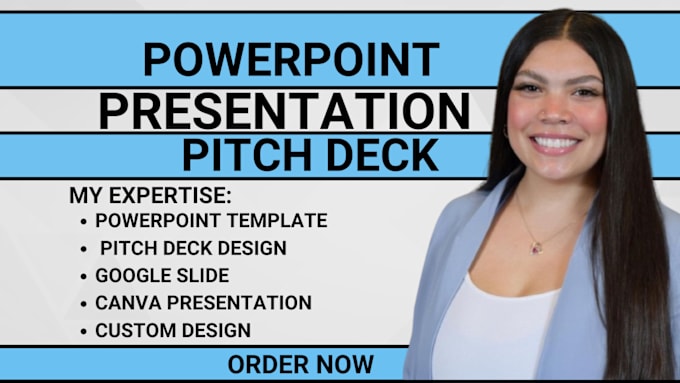 Gig Preview - Design pitch deck, google slide, powerpoint template, canva presentation