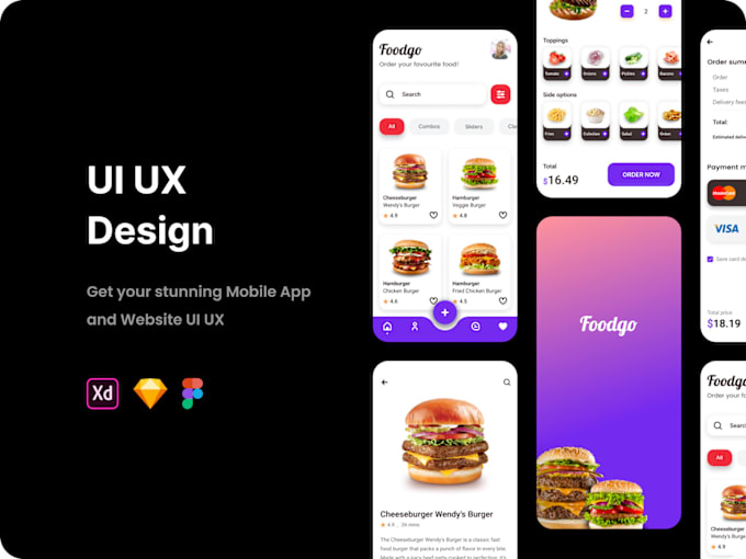 Gig Preview - Design wireframe mobile app ui ux and web ui ux