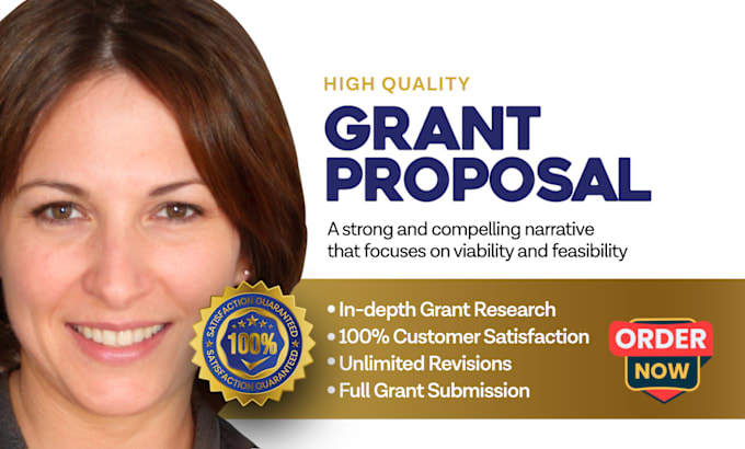 Gig Preview - Do grant research, grant writing, proposal and apply grants