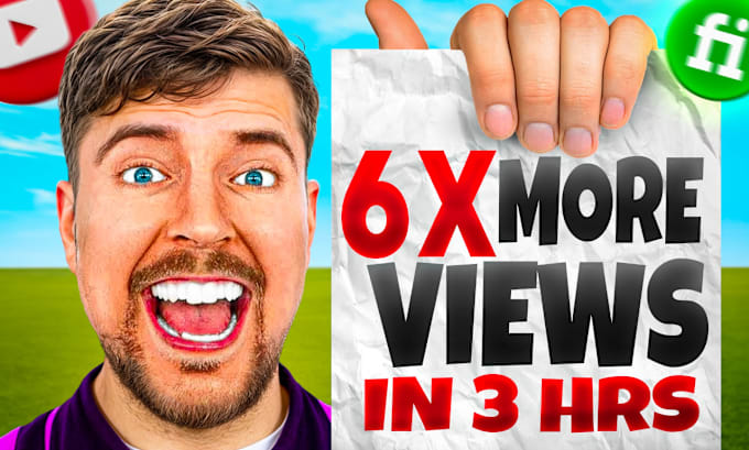 Gig Preview - Create high quality youtube thumbnails within 24 hours