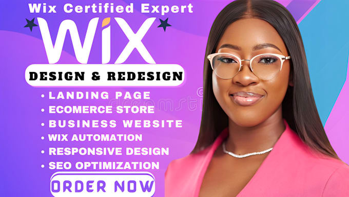 Gig Preview - Wix website design wix website redesign wix website design wix website seo