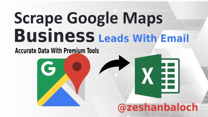 Gig Preview - Scrape google maps b2b leads, lead generation