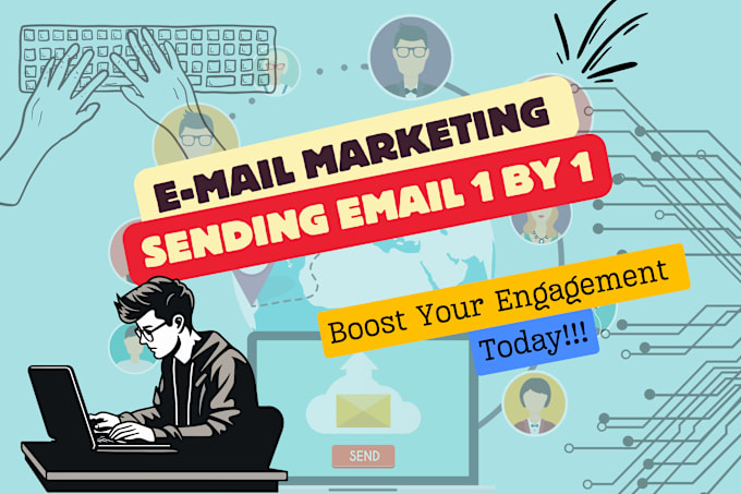 Gig Preview - Do email marketing by sending mails 1 by 1 manually