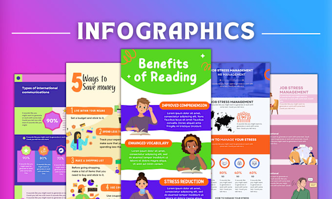 Gig Preview - Design stunning customized infographics, unique and engaging