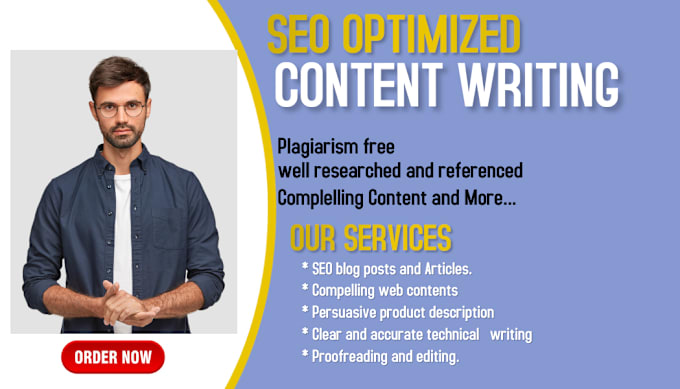 Gig Preview - Do a well researched SEO optimized content