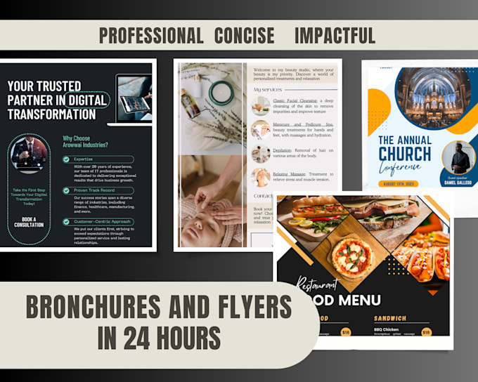 Gig Preview - Design professional brochures and flyers in just 24 hours