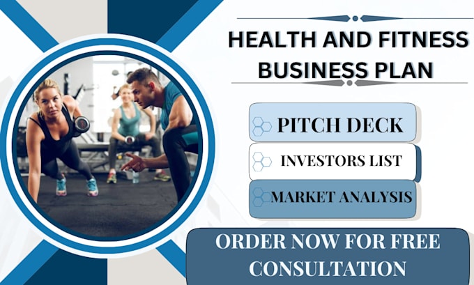 Gig Preview - Fitness equipment investor ready business plan fitness equipment pitch deck