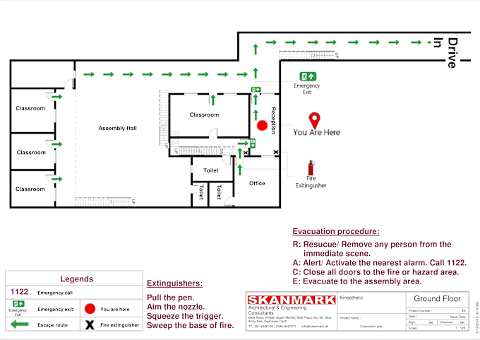 Gig Preview - Make an evacuation plan on your floor plans