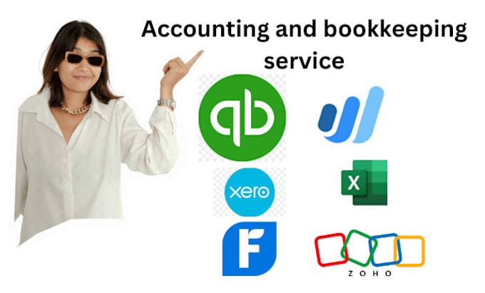 Gig Preview - Get bookkeeping on quickbooks online, xero, wave and so on