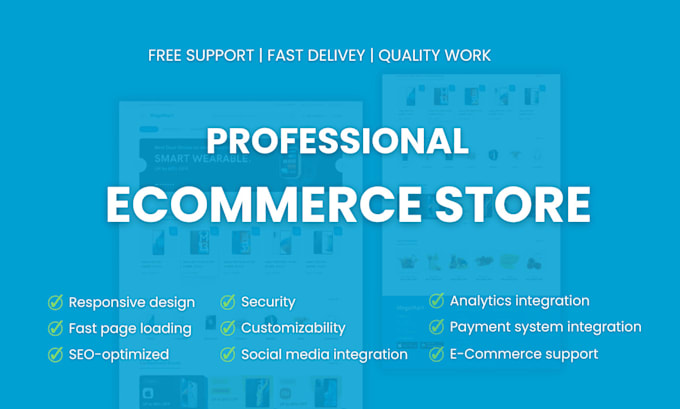 Gig Preview - Create a high converting wordpress ecommerce website for your business