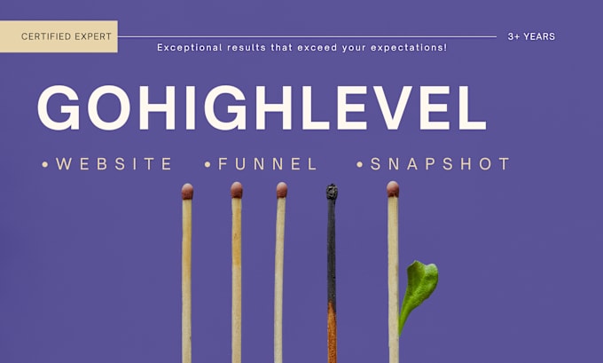 Gig Preview - Setup gohighlevel website workflow landing page funnels as virtual assistant