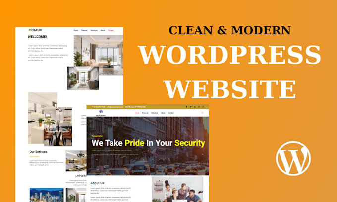 Gig Preview - Design and develop clean and modern business website