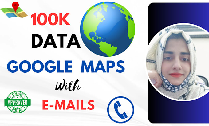 Gig Preview - Find google maps business lead with valid email phone database